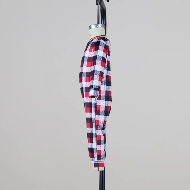 Christmas Family Matching Pajamas Sets Parent-Child Mother Daughter Cotton Suit Father Son Cartoon Top Trousers Outfits