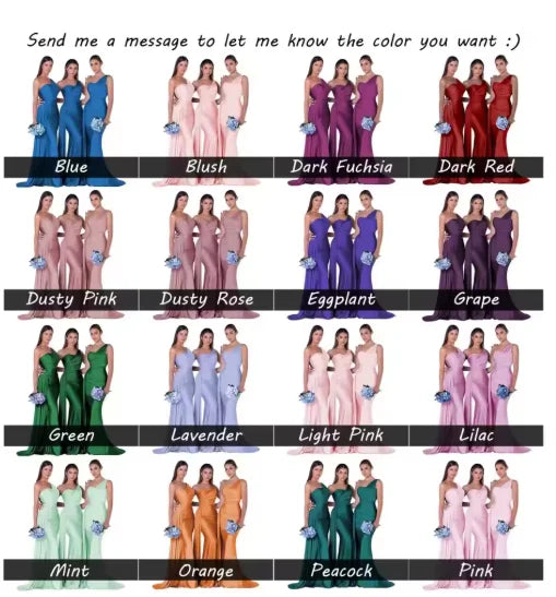 Customized Burnt Orange Mermaid Bridesmaid Dresses Satin Corset Bride Maids Gowns vestidos de fiestas robes invitée mariage