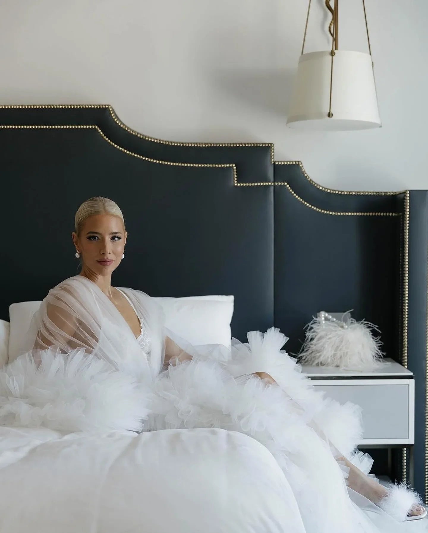 Ruffles Boho Bride Robe Nightgown Bridal Gowns Photo Shoot Maternity Dressing Gown For Photography Wedding Jacket Customized