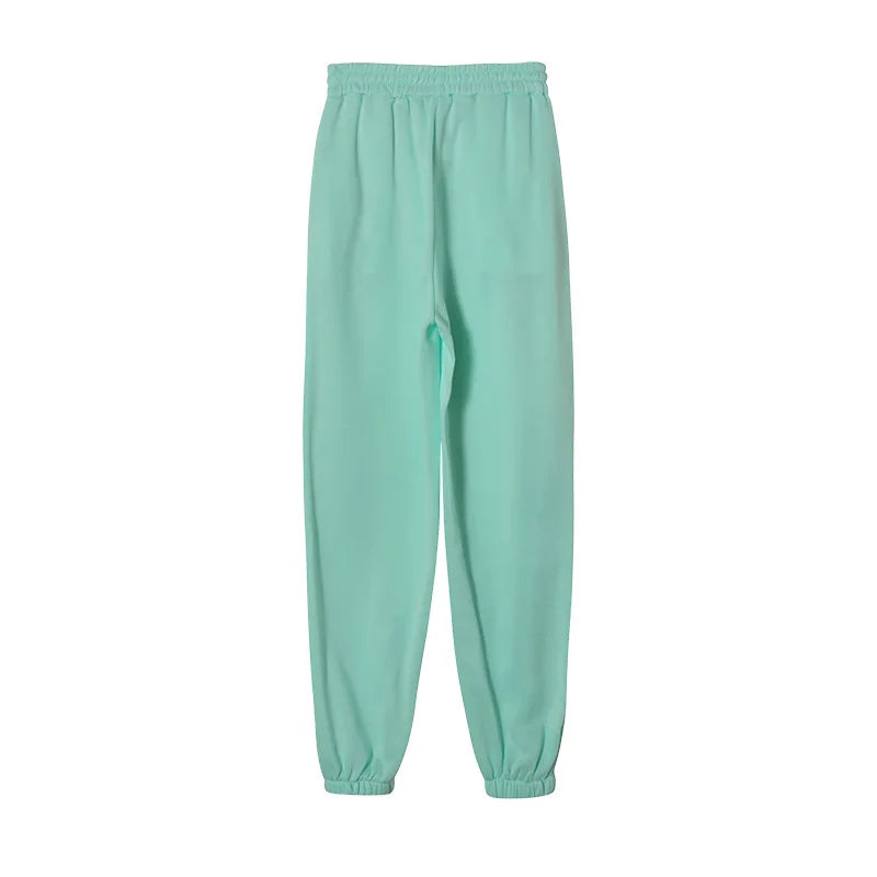 Winter Tracksuit Women Two Piece Set - Oversized Hoodie Sweatpants Solid Color Sportswear Suit |Casual Sweatshirt Trouser Set