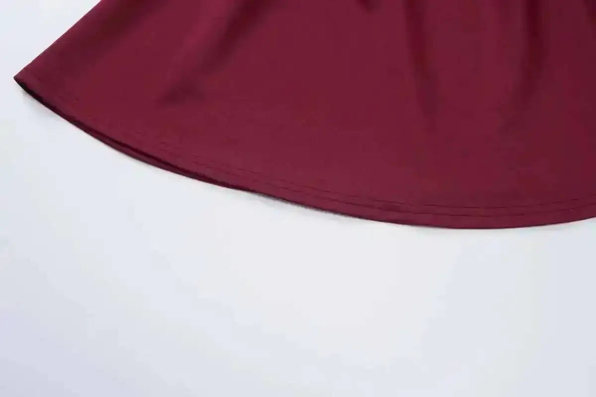 Townlike Waist Wrap A-line Pleated Dress Women Halter Mini 2024 Summer Dress V Neck Backless Nightclub Sexy Party Dresses